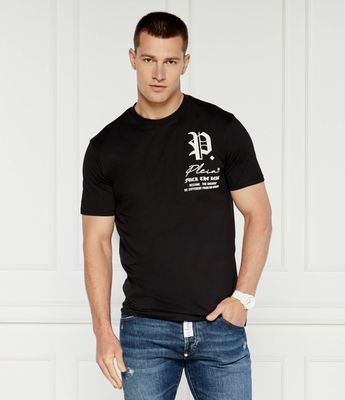 T-shirt męski na lato Philipp Plein ze sklepu: Gomez Fashion Store w kategorii: T-shirty męskie - zdjęcie 874714-BD9-10338_PN244M000026002