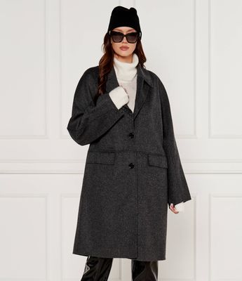 Płaszcz damski na jesień BOSS BLACK ze sklepu: Gomez Fashion Store w kategorii: Płaszcze damskie - zdjęcie 874714-BD9-10338_BB245W000020006