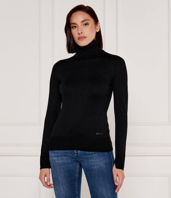 Sweter damski BOSS ORANGE ze sklepu: Gomez Fashion Store w kategorii: Swetry damskie - zdjęcie 874714-BD9-10338_BO245W000022001