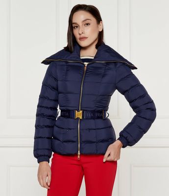 Kurtka damska casualowa jesienna Elisabetta Franchi ze sklepu: Gomez Fashion Store w kategorii: Kurtki damskie - zdjęcie 874714-BD9-10338_EF244W000061018