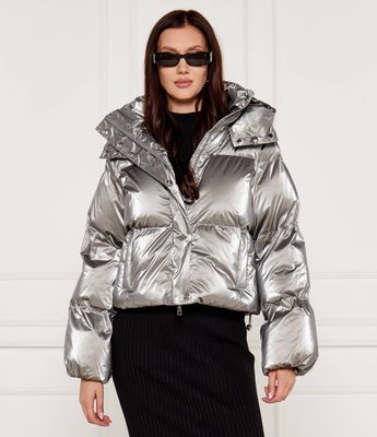 Kurtka damska casualowa Elisabetta Franchi ze sklepu: Gomez Fashion Store w kategorii: Kurtki damskie - zdjęcie 874714-BD9-10338_EF244W000062175