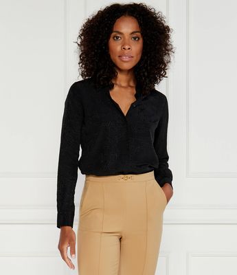 Koszula damska na jesień Elisabetta Franchi ze sklepu: Gomez Fashion Store w kategorii: Koszule damskie - zdjęcie 874714-BD9-10338_EF244W000095110