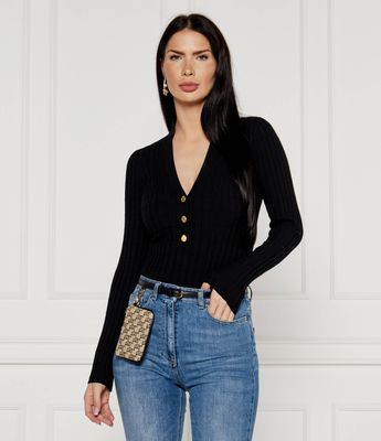 Elisabetta Franchi - Sweter damski na zimę ze sklepu: Gomez Fashion Store w kategorii: Swetry damskie - zdjęcie 874714-BD9-10338_EF244W000133110