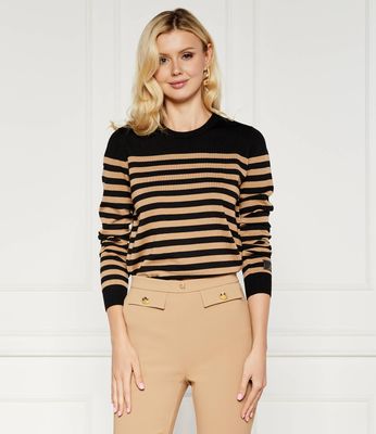 Sweter damski Elisabetta Franchi ze sklepu: Gomez Fashion Store w kategorii: Swetry damskie - zdjęcie 874714-BD9-10338_EF244W000139199