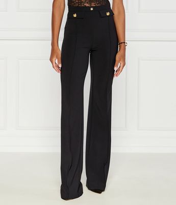 Spodnie damskie Elisabetta Franchi ze sklepu: Gomez Fashion Store w kategorii: Spodnie damskie - zdjęcie 874714-BD9-10338_EF244W000153110