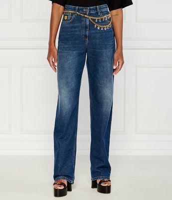 Jeansy damskie casual Elisabetta Franchi ze sklepu: Gomez Fashion Store w kategorii: Jeansy damskie - zdjęcie 874714-BD9-10338_EF244W000167590