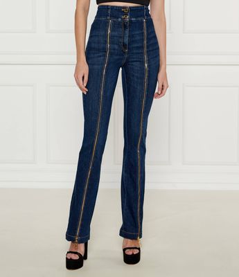 Jeansy damskie w miejskim stylu Elisabetta Franchi ze sklepu: Gomez Fashion Store w kategorii: Jeansy damskie - zdjęcie 874714-BD9-10338_EF244W000168590