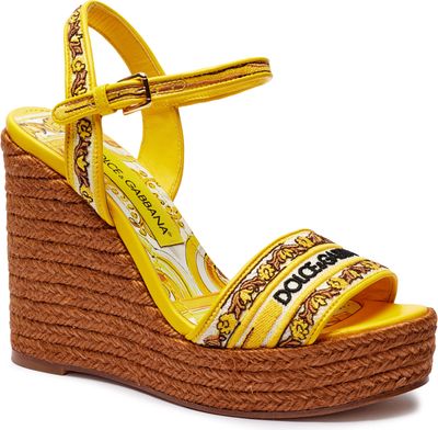 Espadryle damskie letnie Dolce & Gabbana ze sklepu: Gomez Fashion Store w kategorii: Espadryle damskie - zdjęcie 874714-BD9-10338_DG244W000013322