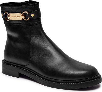 Botki jesienne See By Chloé ze sklepu: Gomez Fashion Store w kategorii: Botki - zdjęcie 874714-BD9-10338_SY244W000010999