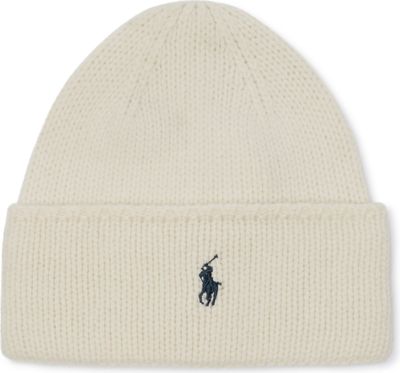 Czapka zimowa damska Polo Ralph Lauren ze sklepu: Gomez Fashion Store w kategorii: Czapki zimowe damskie - zdjęcie 874714-BD9-10338_PR244W000011YD7