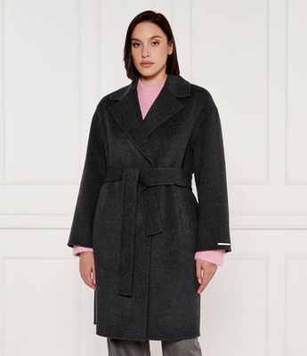Płaszcz damski casualowy jesienny Marella ze sklepu: Gomez Fashion Store w kategorii: Płaszcze damskie - zdjęcie 874714-BD9-10338_MA244W000013005