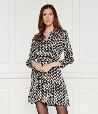 Sukienka trapezowa wiosenna Marella SPORT ze sklepu: Gomez Fashion Store w kategorii: Sukienki - zdjęcie 874714-BD9-10338_MR244W000015002
