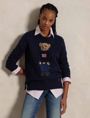 Sweter damski na zimę Polo Ralph Lauren ze sklepu: Gomez Fashion Store w kategorii: Swetry damskie - zdjęcie 874714-BD9-10338_PR244W000052J70