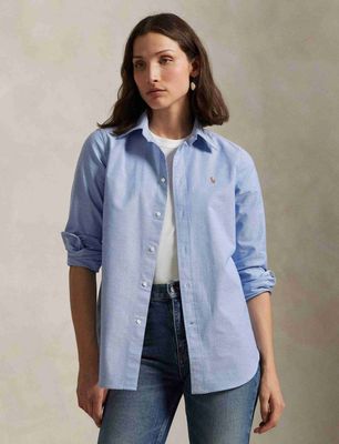 Koszula damska na wiosnę Polo Ralph Lauren ze sklepu: Gomez Fashion Store w kategorii: Koszule damskie - zdjęcie 874714-BD9-10338_PR244W000078T23