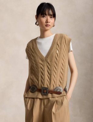 Sweter damski casualowy na zimę Polo Ralph Lauren ze sklepu: Gomez Fashion Store w kategorii: Swetry damskie - zdjęcie 874714-BD9-10338_PR244W000088IV0