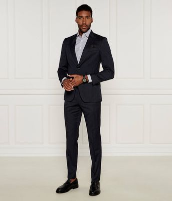 Garnitur męski elegancki zimowy BOSS BLACK ze sklepu: Gomez Fashion Store w kategorii: Garnitury męskie - zdjęcie 874714-BD9-10338_BB245M000068404
