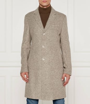 Płaszcz męski elegancki BOSS BLACK ze sklepu: Gomez Fashion Store w kategorii: Płaszcze męskie - zdjęcie 874714-BD9-10338_BB245M000104131