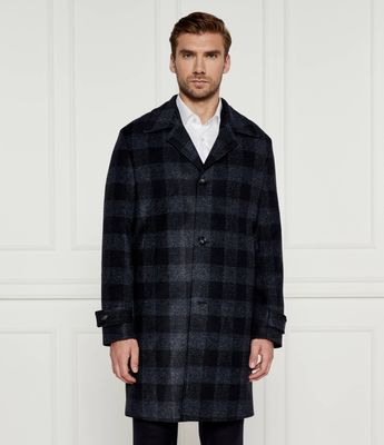 BOSS BLACK - Płaszcz męski jesienny ze sklepu: Gomez Fashion Store w kategorii: Płaszcze męskie - zdjęcie 874714-BD9-10338_BB245M000106404