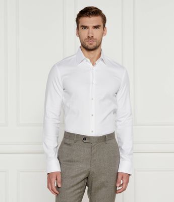 Koszula męska na wiosnę BOSS BLACK ze sklepu: Gomez Fashion Store w kategorii: Koszule męskie - zdjęcie 874714-BD9-10338_BB245M000114100