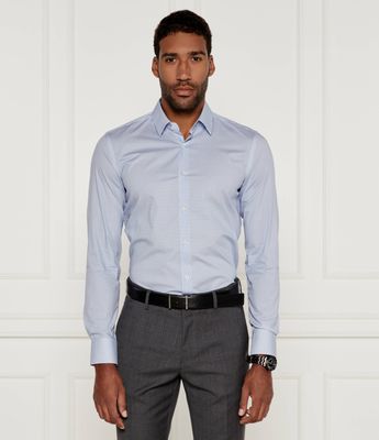 Koszula męska na wiosnę BOSS BLACK ze sklepu: Gomez Fashion Store w kategorii: Koszule męskie - zdjęcie 874714-BD9-10338_BB245M000116450