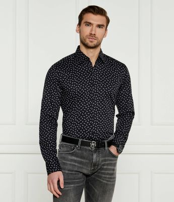 Koszula męska na wiosnę BOSS BLACK ze sklepu: Gomez Fashion Store w kategorii: Koszule męskie - zdjęcie 874714-BD9-10338_BB245M000122001