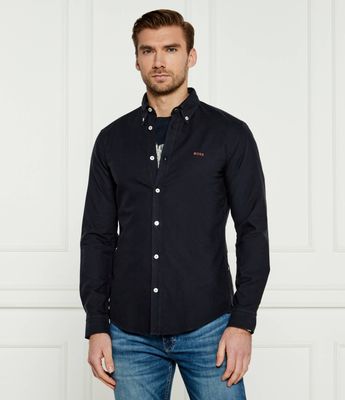 BOSS BLACK - Koszula męska jesienna ze sklepu: Gomez Fashion Store w kategorii: Koszule męskie - zdjęcie 874714-BD9-10338_BB245M000144404