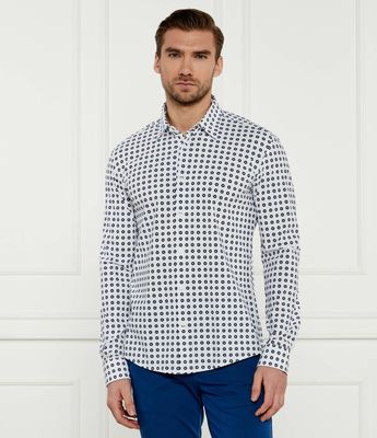 Koszula męska na wiosnę BOSS BLACK ze sklepu: Gomez Fashion Store w kategorii: Koszule męskie - zdjęcie 874714-BD9-10338_BB245M000147411