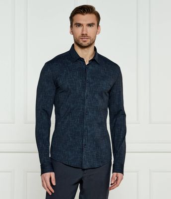 Koszula męska z klasycznym kołnierzykiem BOSS BLACK ze sklepu: Gomez Fashion Store w kategorii: Koszule męskie - zdjęcie 874714-BD9-10338_BB245M000149404