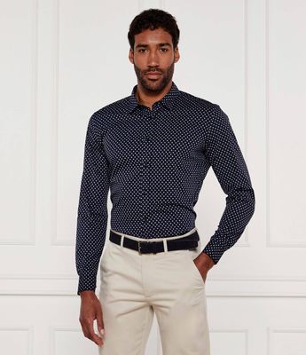 Koszula męska z klasycznym kołnierzykiem BOSS BLACK ze sklepu: Gomez Fashion Store w kategorii: Koszule męskie - zdjęcie 874714-BD9-10338_BB245M000151404
