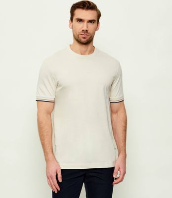 T-shirt męski casualowy BOSS BLACK ze sklepu: Gomez Fashion Store w kategorii: T-shirty męskie - zdjęcie 874714-BD9-10338_BB245M000178131
