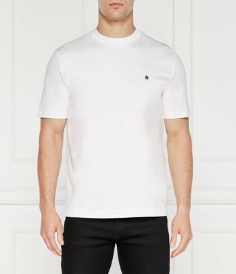 T-shirt męski na wiosnę BOSS BLACK ze sklepu: Gomez Fashion Store w kategorii: T-shirty męskie - zdjęcie 874714-BD9-10338_BB245M000183100