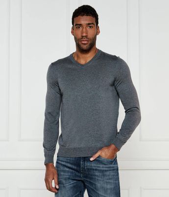 BOSS BLACK - Sweter męski zimowy ze sklepu: Gomez Fashion Store w kategorii: Swetry męskie - zdjęcie 874714-BD9-10338_BB245M000206030