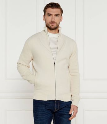 Sweter męski na wiosnę BOSS BLACK ze sklepu: Gomez Fashion Store w kategorii: Swetry męskie - zdjęcie 874714-BD9-10338_BB245M000211131