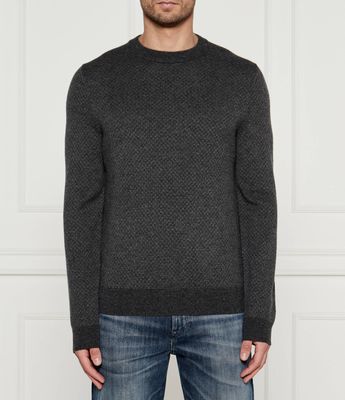 Sweter męski zimowy BOSS BLACK ze sklepu: Gomez Fashion Store w kategorii: Swetry męskie - zdjęcie 874714-BD9-10338_BB245M000217001