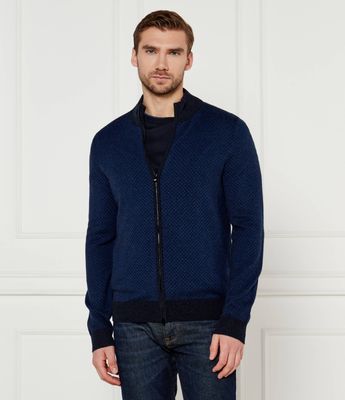 Sweter męski na zimę BOSS BLACK ze sklepu: Gomez Fashion Store w kategorii: Swetry męskie - zdjęcie 874714-BD9-10338_BB245M000219404