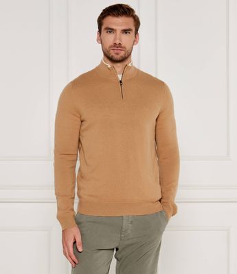 BOSS BLACK - Sweter męski na zimę ze sklepu: Gomez Fashion Store w kategorii: Swetry męskie - zdjęcie 874714-BD9-10338_BB245M000221260