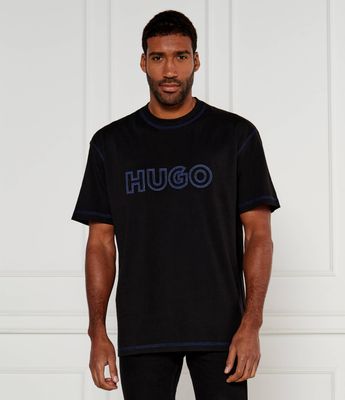 T-shirt męski Hugo Blue ze sklepu: Gomez Fashion Store w kategorii: T-shirty męskie - zdjęcie 874714-BD9-10338_BJ245M000017001