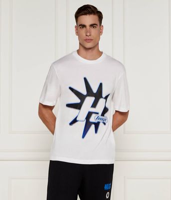 T-shirt męski Hugo Blue ze sklepu: Gomez Fashion Store w kategorii: T-shirty męskie - zdjęcie 874714-BD9-10338_BJ245M000028100