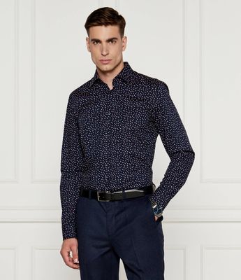 Koszula męska casualowa HUGO ze sklepu: Gomez Fashion Store w kategorii: Koszule męskie - zdjęcie 874714-BD9-10338_BU245M000030405