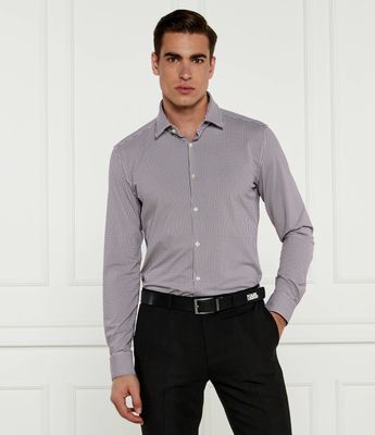 Koszula męska na wiosnę HUGO ze sklepu: Gomez Fashion Store w kategorii: Koszule męskie - zdjęcie 874714-BD9-10338_BU245M000032654