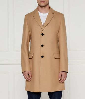 HUGO - Płaszcz męski ze sklepu: Gomez Fashion Store w kategorii: Płaszcze męskie - zdjęcie 874714-BD9-10338_BU245M000072266