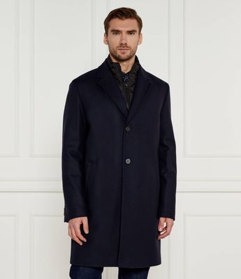 Płaszcz męski HUGO ze sklepu: Gomez Fashion Store w kategorii: Płaszcze męskie - zdjęcie 874714-BD9-10338_BU245M000074405