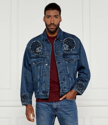 HUGO - Kurtka męska młodzieżowa na wiosnę ze sklepu: Gomez Fashion Store w kategorii: Kurtki męskie - zdjęcie 874714-BD9-10338_BU245M000087420