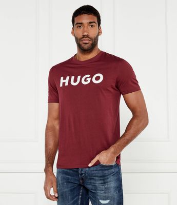 T-shirt męski młodzieżowy HUGO ze sklepu: Gomez Fashion Store w kategorii: T-shirty męskie - zdjęcie 874714-BD9-10338_BU245M000121654