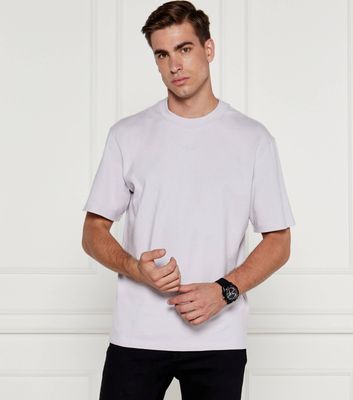 T-shirt męski casual HUGO ze sklepu: Gomez Fashion Store w kategorii: T-shirty męskie - zdjęcie 874714-BD9-10338_BU245M000128537