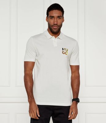 T-shirt męski HUGO ze sklepu: Gomez Fashion Store w kategorii: T-shirty męskie - zdjęcie 874714-BD9-10338_BU245M000163101