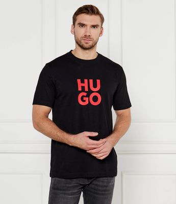 T-shirt męski HUGO ze sklepu: Gomez Fashion Store w kategorii: T-shirty męskie - zdjęcie 874714-BD9-10338_BU245M000169001