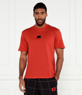 HUGO - T-shirt męski casual ze sklepu: Gomez Fashion Store w kategorii: T-shirty męskie - zdjęcie 874714-BD9-10338_BU245M000178693