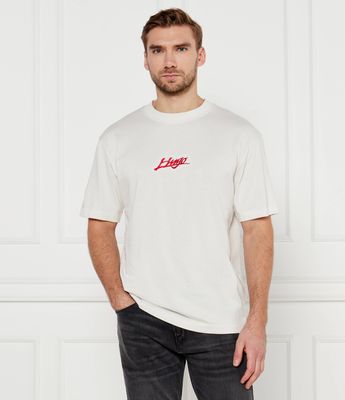 T-shirt męski młodzieżowy HUGO ze sklepu: Gomez Fashion Store w kategorii: T-shirty męskie - zdjęcie 874714-BD9-10338_BU245M000186101