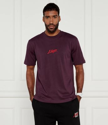 T-shirt męski młodzieżowy HUGO ze sklepu: Gomez Fashion Store w kategorii: T-shirty męskie - zdjęcie 874714-BD9-10338_BU245M000186543